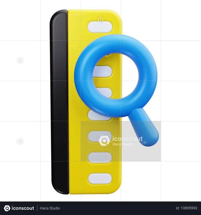 Magnifying  3D Icon