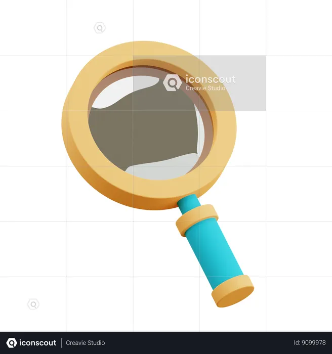 Magnifying Glass  3D Icon