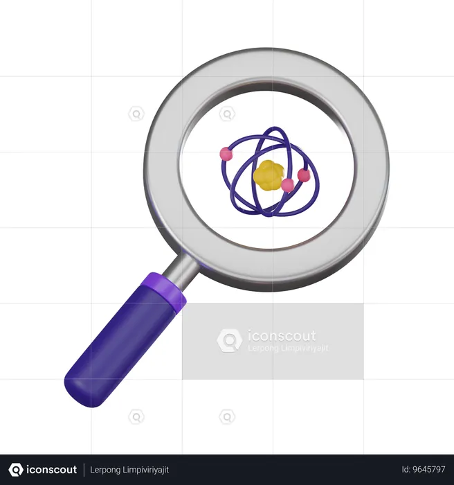 Magnifying Glass  3D Icon