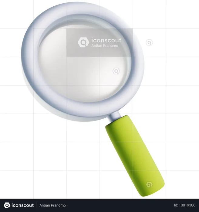 Magnifying Glass  3D Icon