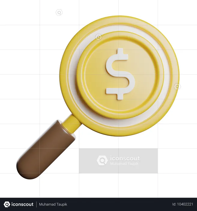 Magnifying Glass  3D Icon