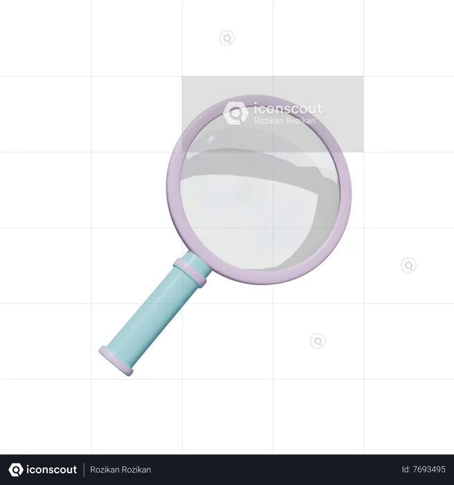 Magnifying Glass  3D Icon