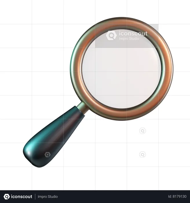 Magnifying Glass  3D Icon