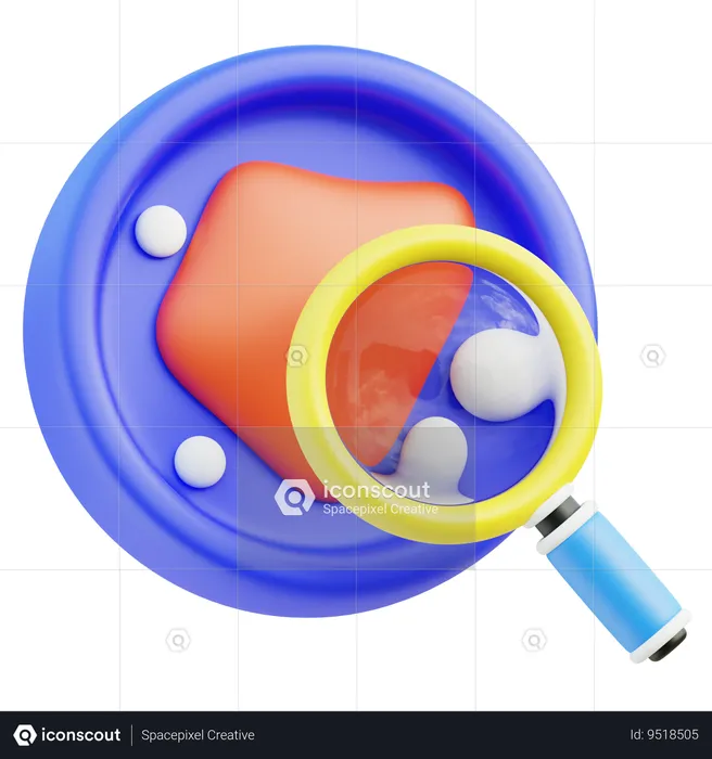 Magnifying Glass  3D Icon