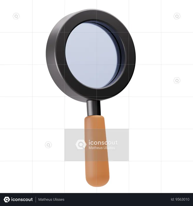 Magnifying Glass  3D Icon