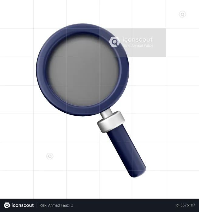 Magnifying Glass  3D Icon