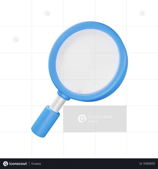 Magnifying Glass  3D Icon