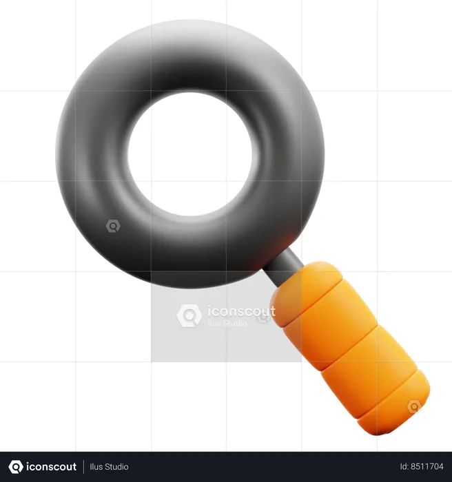 Magnifying glass  3D Icon