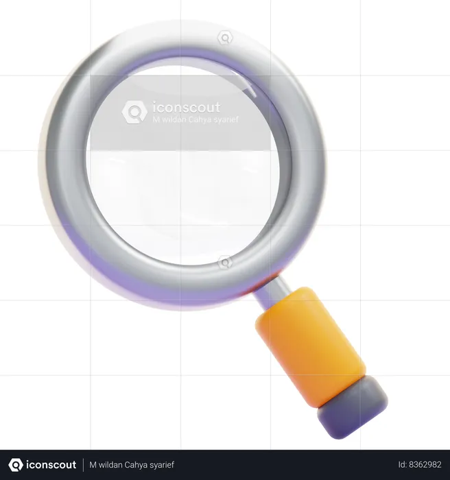 MAGNIFYING GLASS  3D Icon