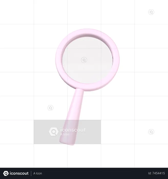 Magnifying Glass  3D Icon