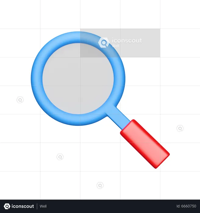 Magnifying Glass  3D Icon