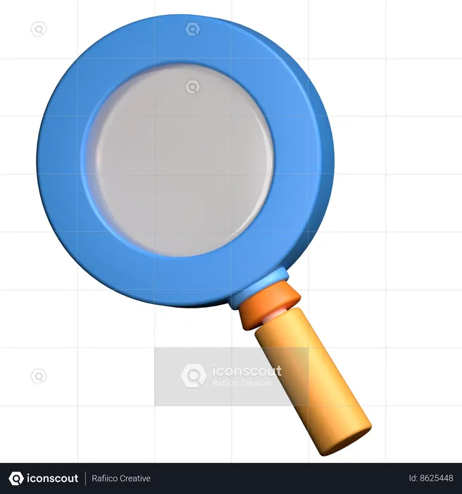 Magnifying Glass  3D Icon