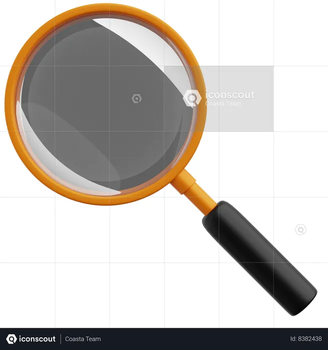 Magnifying Glass  3D Illustration