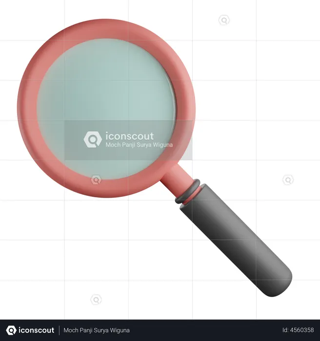 Magnifying Glass  3D Illustration