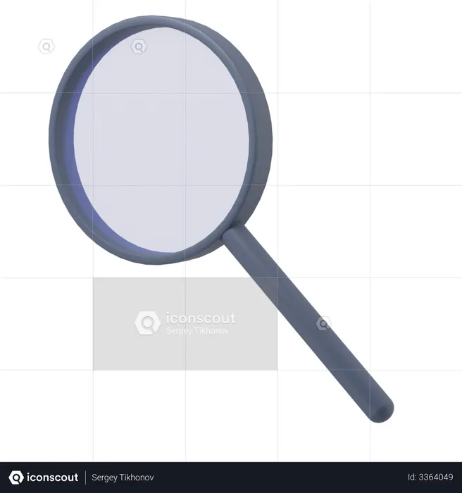 Magnifying Glass  3D Icon