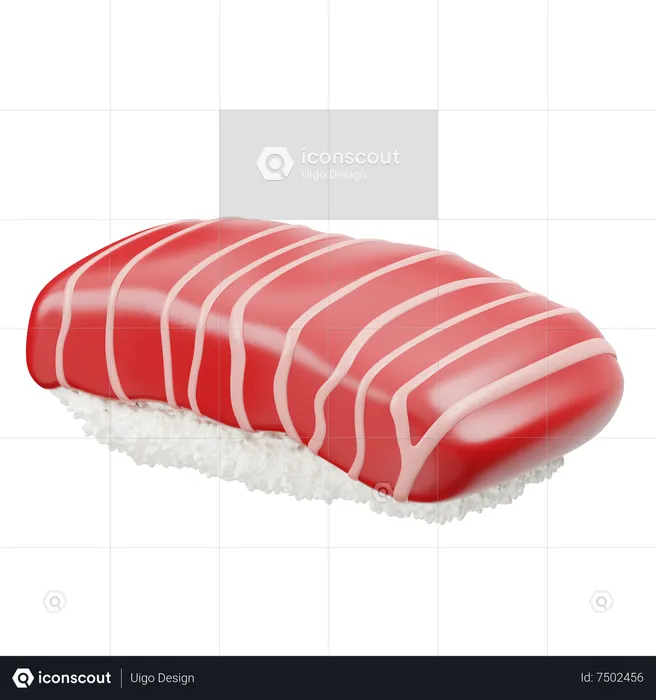 Sushi magurô  3D Icon