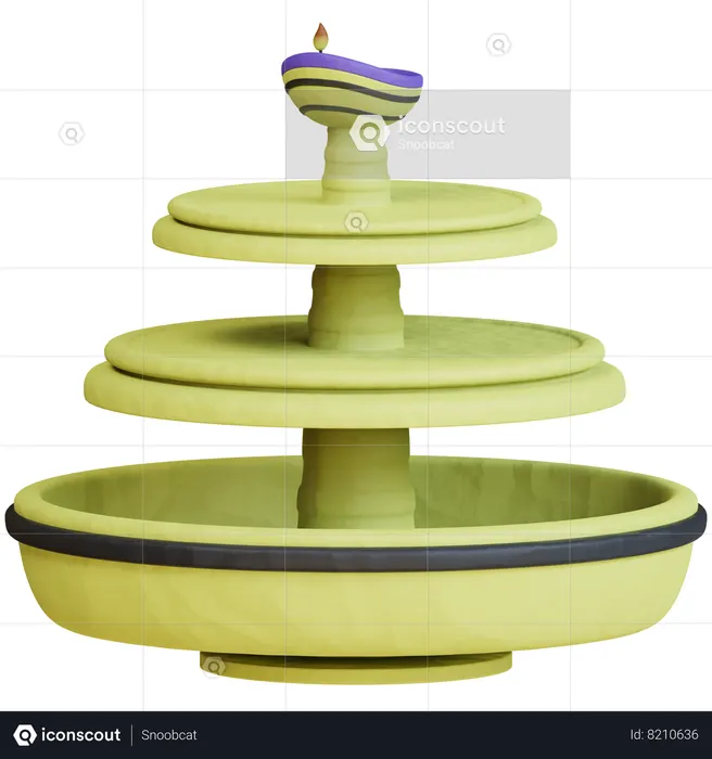 Maha Deepam  3D Icon
