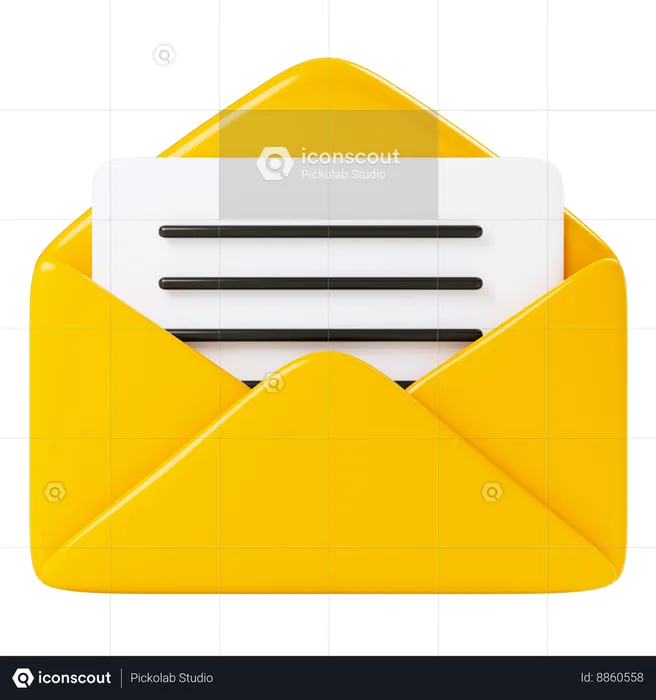 Mail  3D Icon