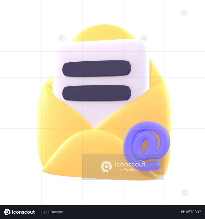 Mail  3D Icon