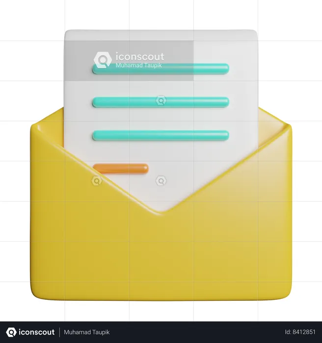 Mail  3D Icon