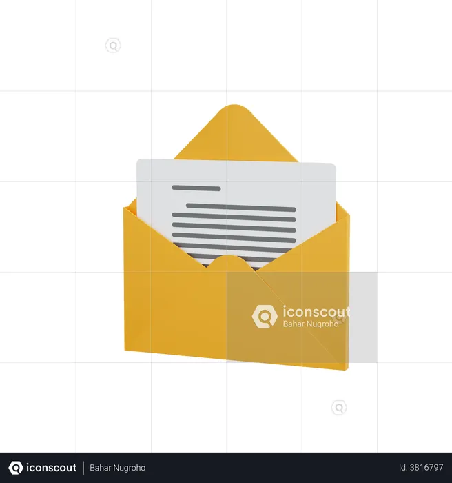 Mail  3D Illustration