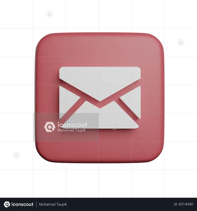 Mail Logo 3D Logo