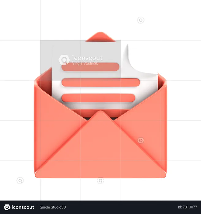 Mail  3D Icon