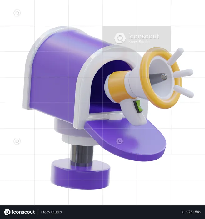 Mail-Anzeigen  3D Icon