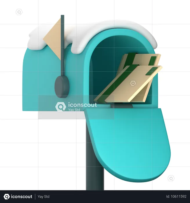 メールボックス  3D Icon