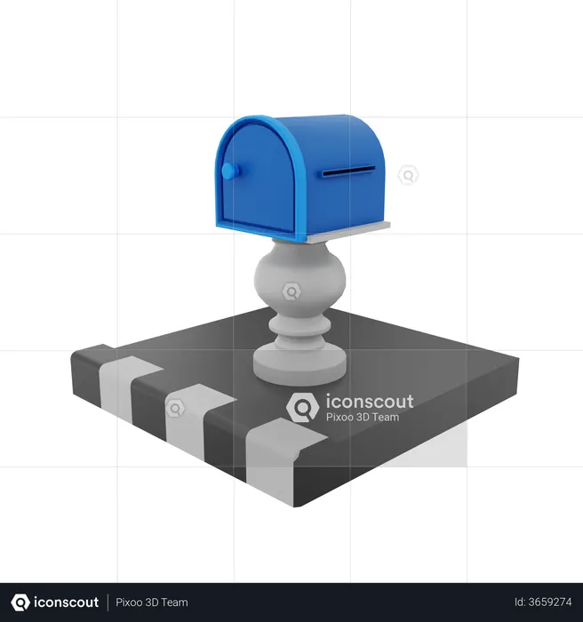 Mail Box  3D Illustration