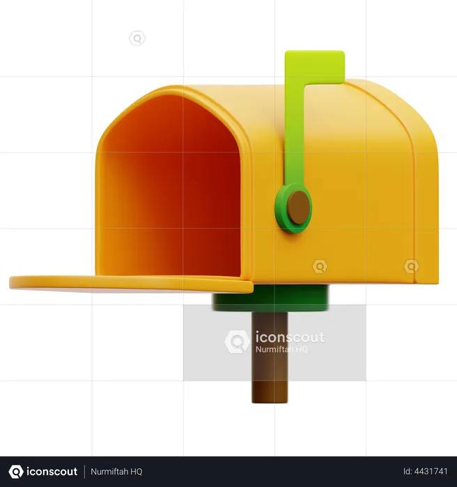 Mail Box  3D Illustration