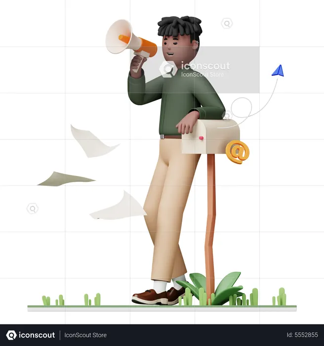 Mail Campaign  3D Illustration