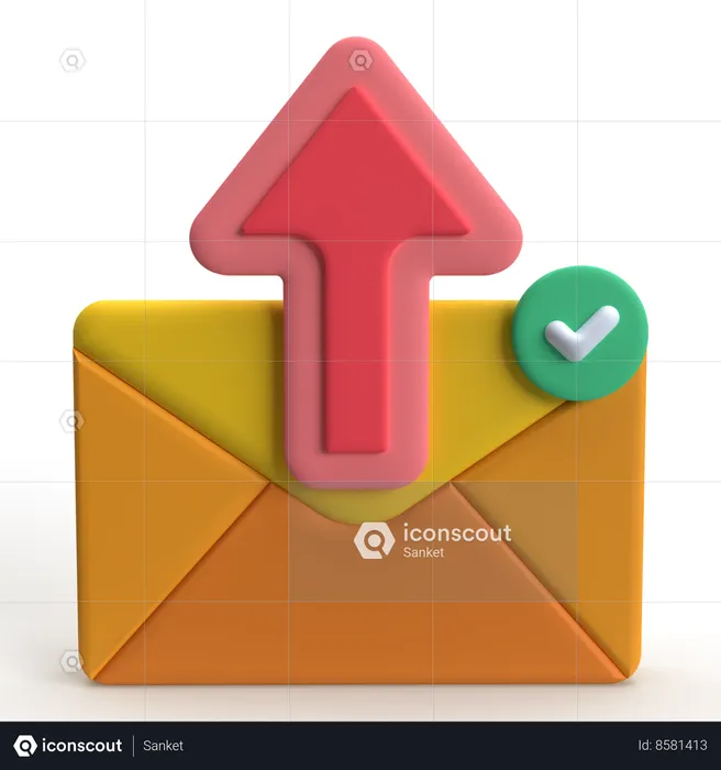 Envoyer un mail  3D Icon