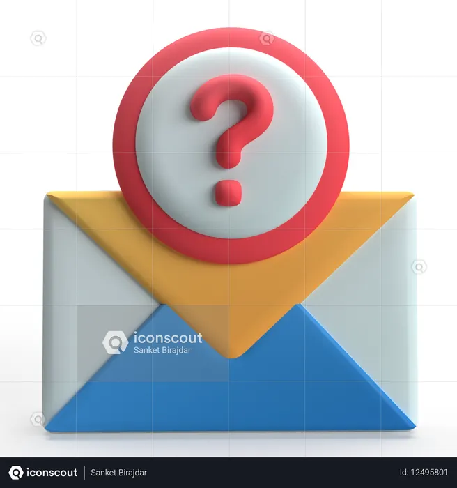 Mail FAQ  3D Icon