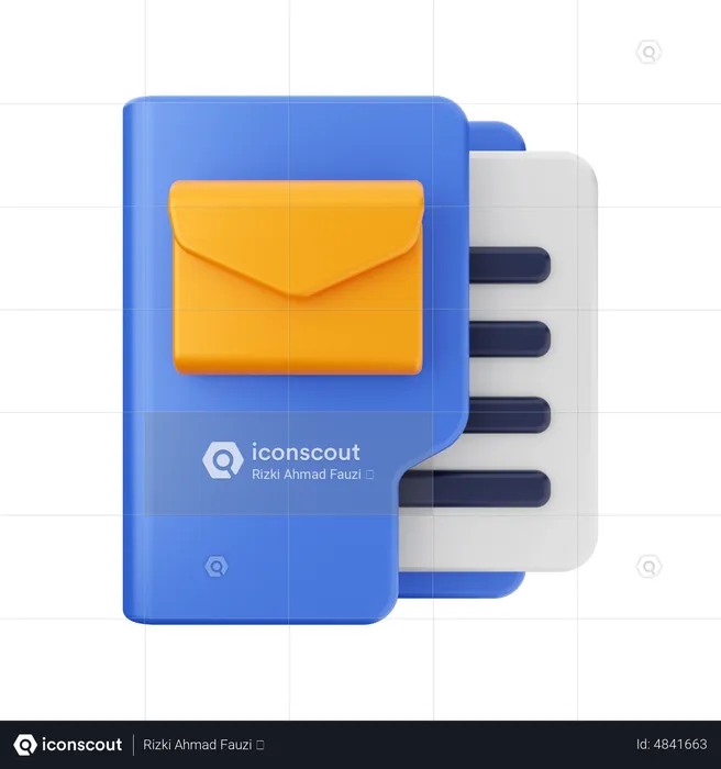 Mail Folder  3D Icon