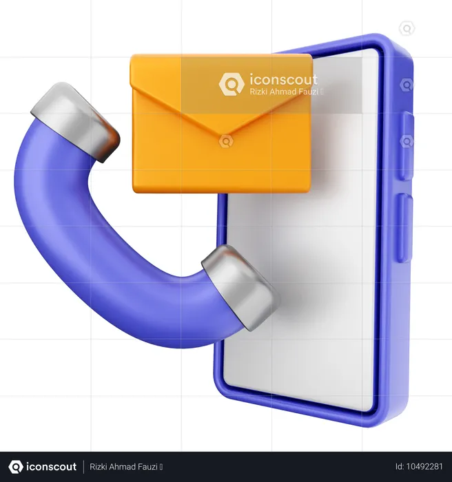 Mail Helpdesk  3D Icon