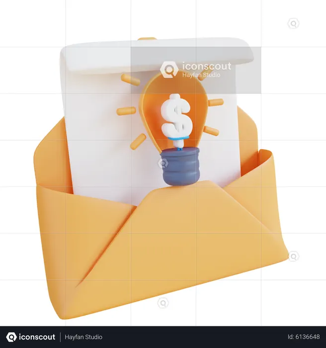 Mail-Idee  3D Icon