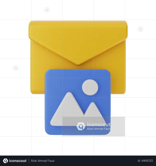 Mail Image  3D Illustration