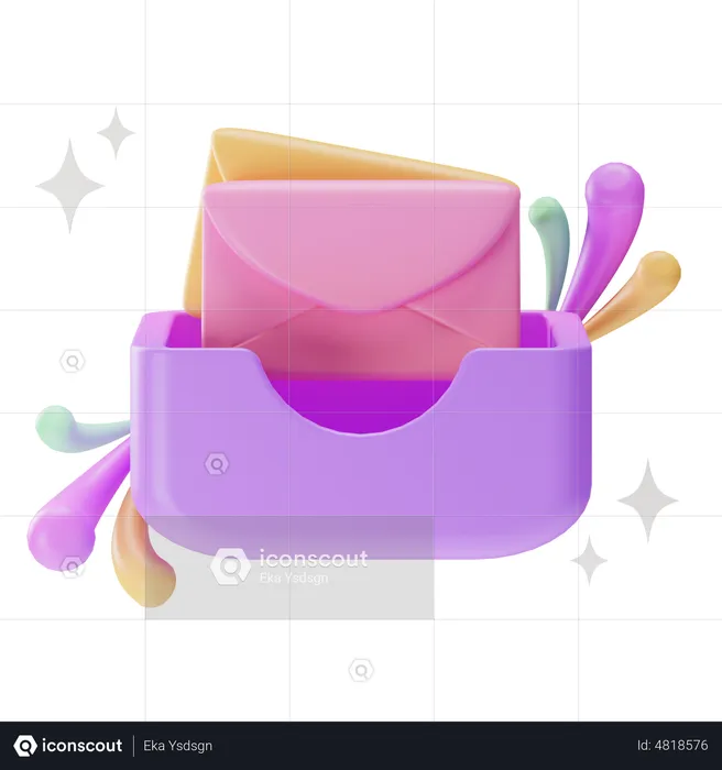 Mail Inbox  3D Icon