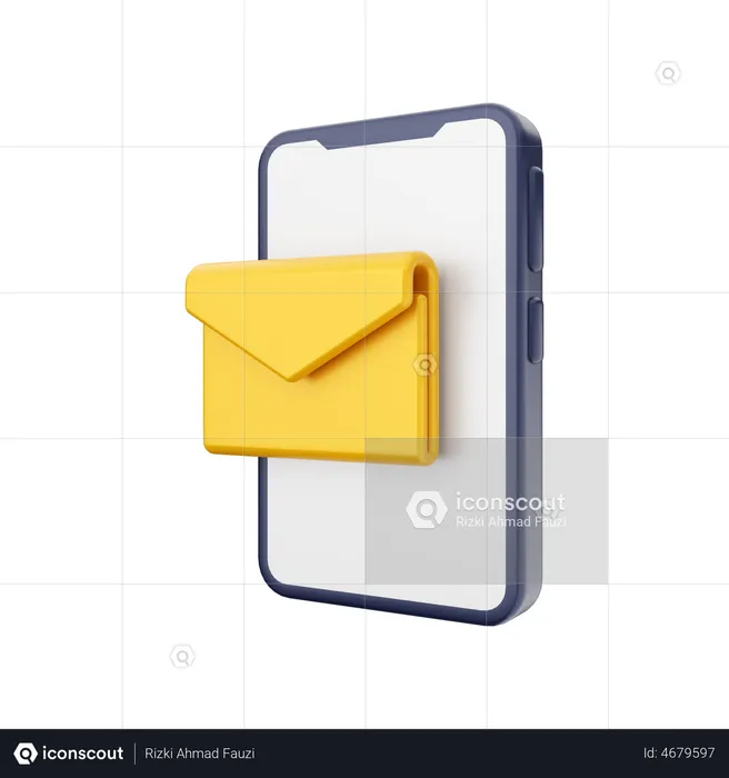 Mail Message  3D Illustration