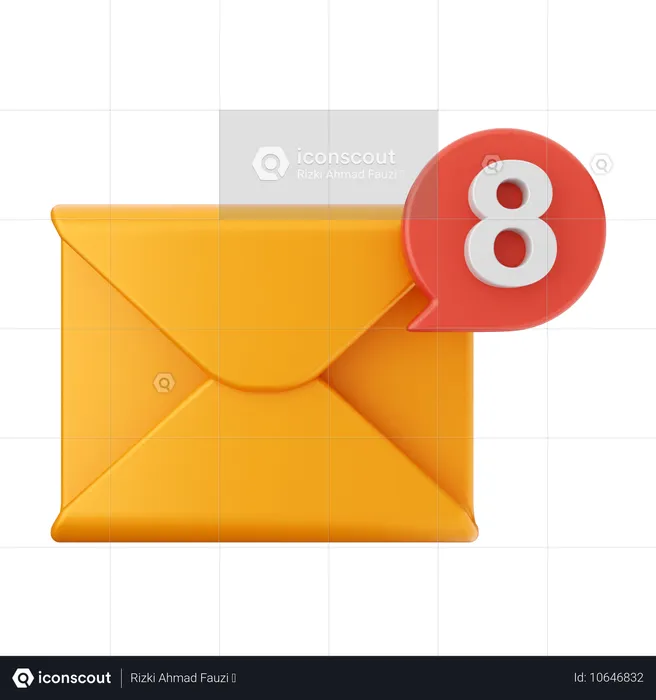 E-Mail-Nachricht  3D Icon