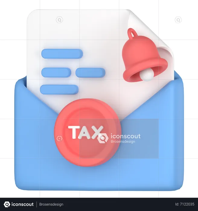 Mail reminder  3D Icon