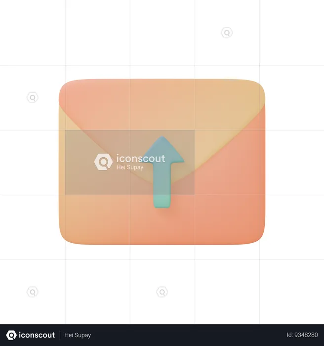 Mail Sent  3D Icon