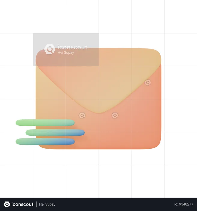 Mail Sent  3D Icon