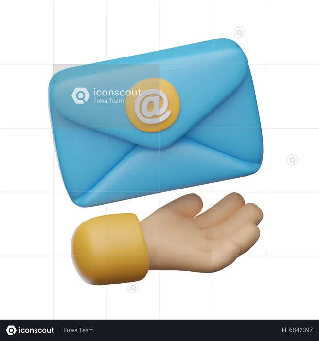 Mail Service  3D Icon