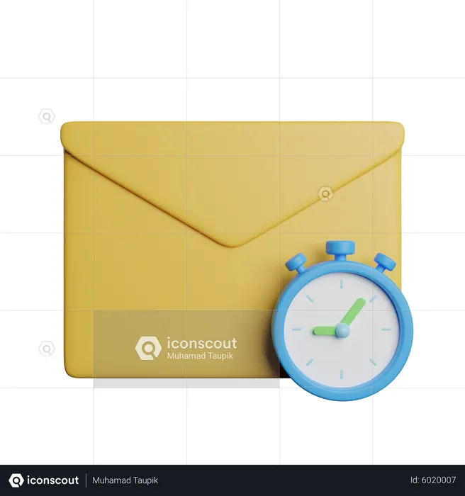 Mail Time  3D Icon