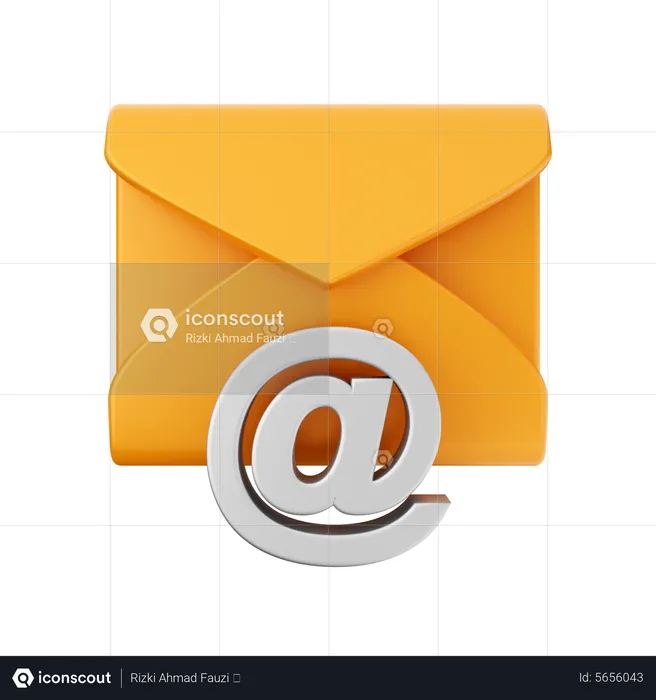 Mail Adresse  3D Icon