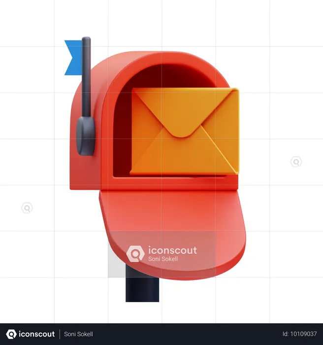 Mailbox  3D Icon