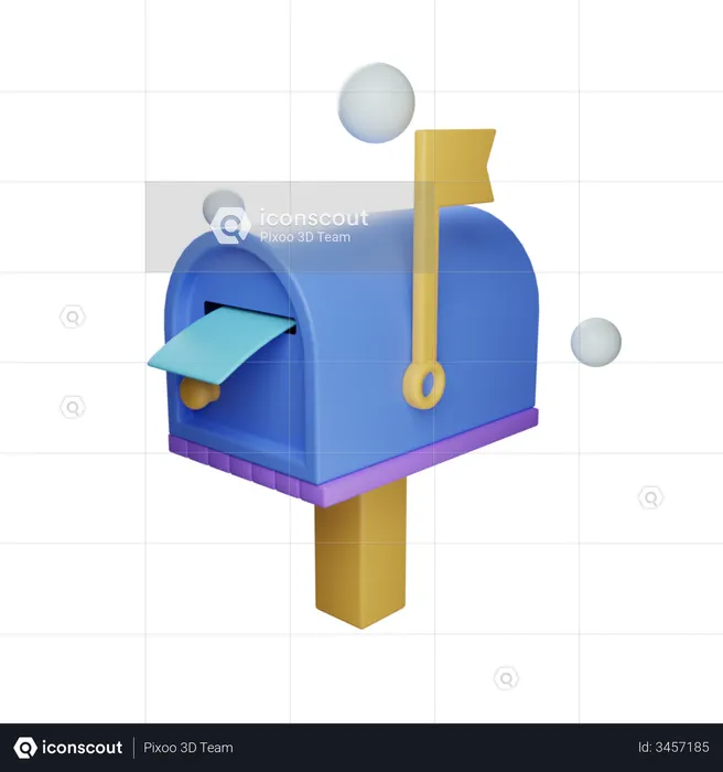 Mailbox  3D Illustration