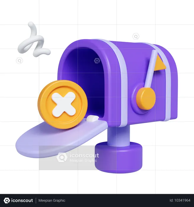 Mailbox Error  3D Icon